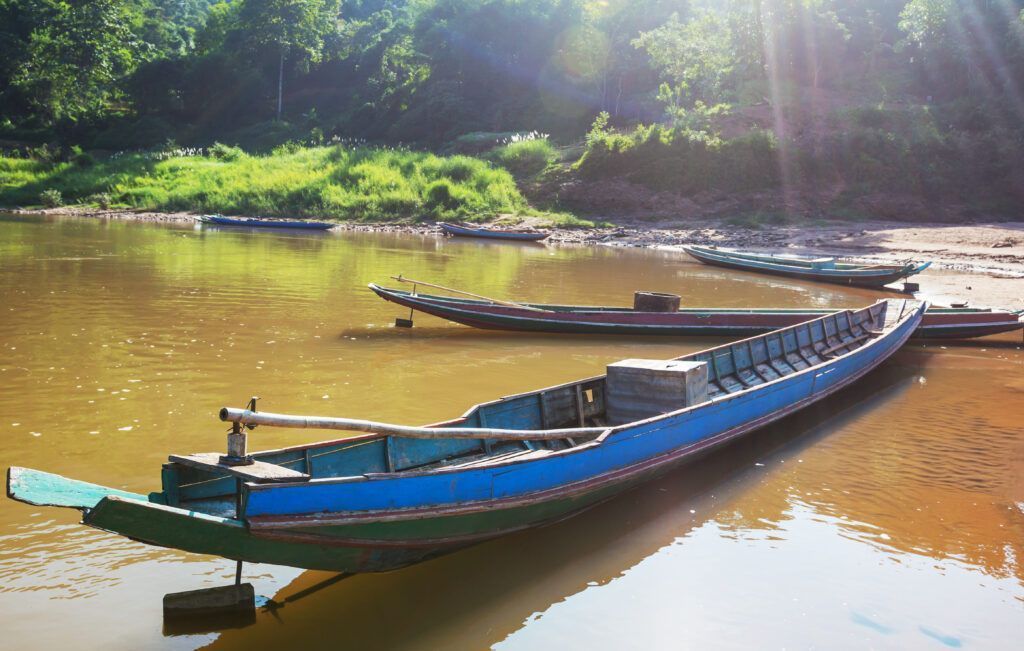 Boats in Laos