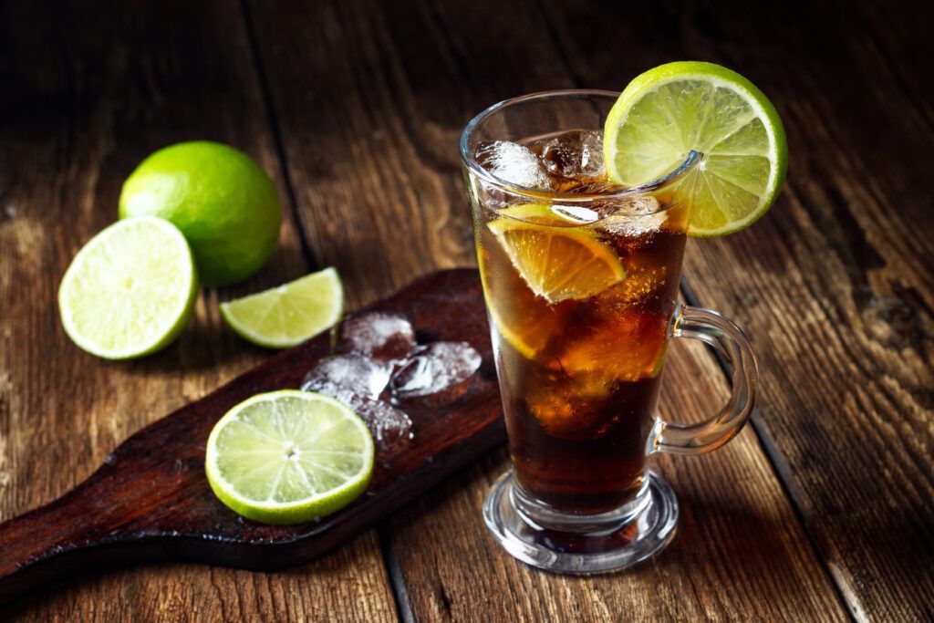 Cuba Libre coctail